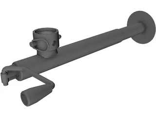 Trailer Jack 3D Model preview
