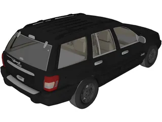 Jeep Grand Cherokee 3D Model preview