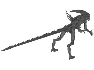 Alien Queen 3D Model preview