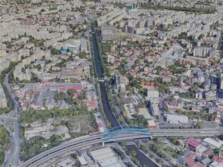 Bucharest City, Romania (2022) 3D Model preview