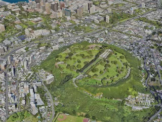 Honolulu City, USA (2023) 3D Model preview