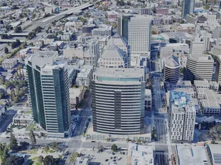 Oakland City, USA (2022) 3D Model preview