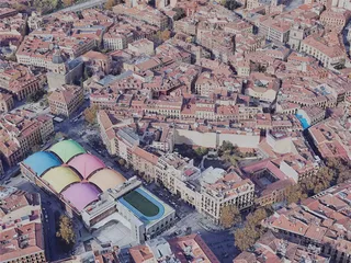 Madrid City, Spain (2022) 3D Model preview