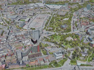 Hamburg City, Germany (2023) 3D Model preview