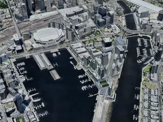 Melbourne City, Australia (2022) 3D Model preview