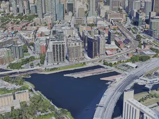 Montreal City, Canada (2022) 3D Model preview