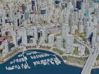 Vancouver City, Canada (2023) 3D Model preview