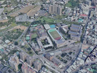 Taoyuan City, Taiwan (2023) 3D Model preview