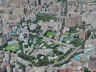 Hong Kong City, China (2023) 3D Model preview