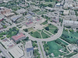 St Paul City, USA (2023) 3D Model preview