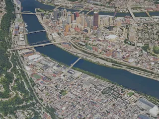 Pittsburgh City, USA (2023) 3D Model preview