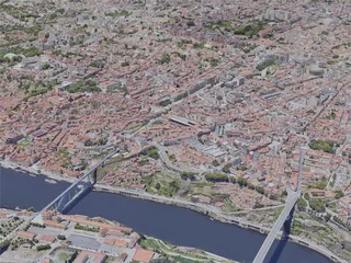 Porto City, Portugal (2022) 3D Model preview