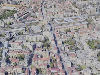 Lyon City, France (2023) 3D Model preview