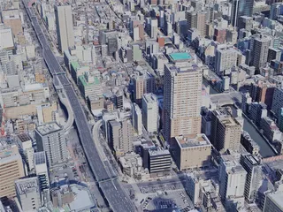 Nagoya City, Japan (2023) 3D Model preview