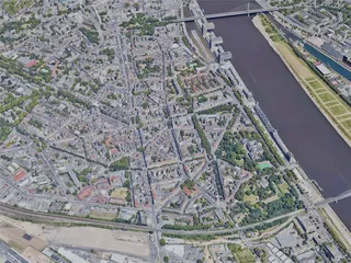 Cologne City, Germany (2023) 3D Model preview