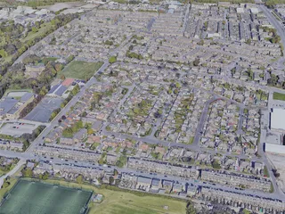 Bradford City, UK (2020) 3D Model preview