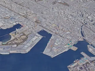 Chiba City, Japan (2023) 3D Model preview