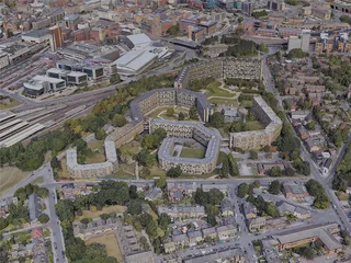 Sheffield City, UK (2022) 3D Model preview