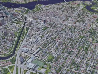 Ottawa City, Canada (2023) 3D Model preview