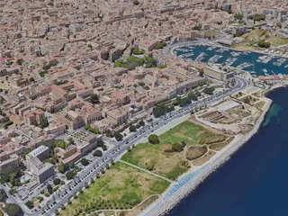 Palermo City, Italy (2022) 3D Model preview