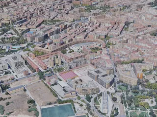 Zaragoza City, Spain (2022) 3D Model preview