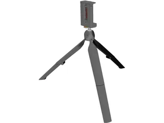 Smartphone Tripod 3D Model preview