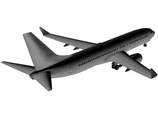 Boeing 737-800 3D Model preview