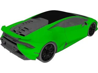 Lamborghini Huracan Tecnica (2023) 3D Model preview