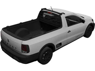 Volkswagen Saveiro Robust (2025) 3D Model preview
