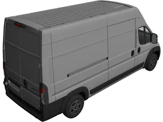 Peugeot e-Boxer L3H3 (2024) 3D Model preview