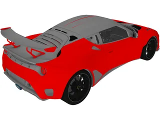 Lotus Evora 3D Model preview
