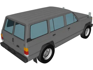 Nissan Safari 160 (1980) 3D Model preview