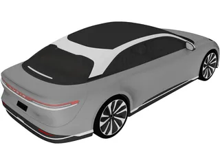 Lucid Air (2021) 3D Model preview