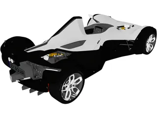 BAC Mono (2020) 3D Model preview