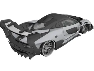 McLaren Senna GTR GP 3D Model preview