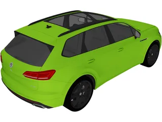 Volkswagen Touareg R (2021) 3D Model preview