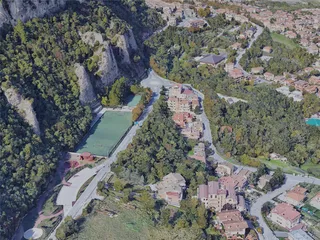 San Marino City, Italy (2022) 3D Model preview