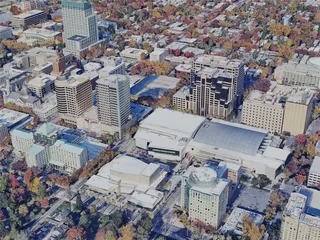 Sacramento City, USA (2024) 3D Model preview