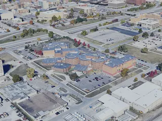 Topeka City, KS, USA (2023) 3D Model preview