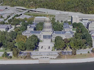Charleston City, WV, USA (2023) 3D Model preview