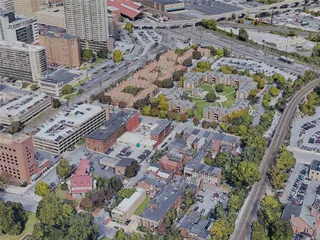 Harrisburg City, PA, USA (2022) 3D Model preview