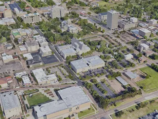 Jackson City, MS, USA (2023) 3D Model preview