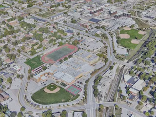 Lincoln City, NE, USA (2022) 3D Model preview