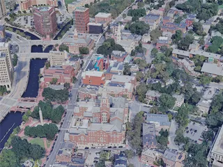 Providence City, RI, USA (2023) 3D Model preview