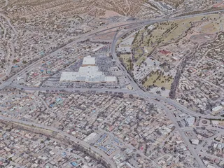 Santa Fe City, NM, USA (2023) 3D Model preview