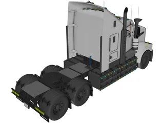 Kenworth T908 3D Model preview