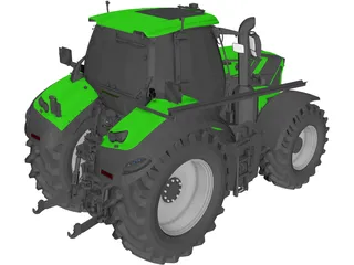 Deutz-Fahr Series 8 TTV 3D Model preview