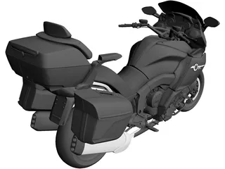 BMW K 1600 GT (2011) 3D Model preview