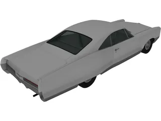 Pontiac Bonneville Hardtop (1966) 3D Model preview