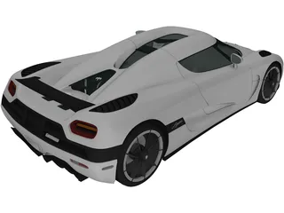 Koenigsegg Agera (2011) 3D Model preview